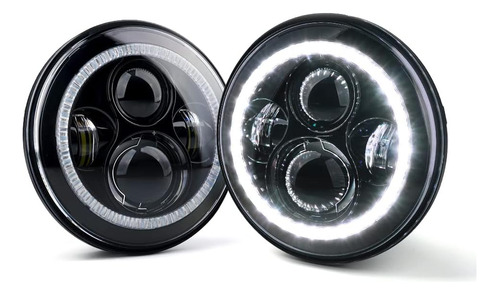 Faros Delanteros Led Xprite Con Haz Hi&lo Y Luz Indicador...