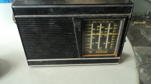 Radio Motoradio 6 Faixas Para Pecas Ou Restauro Nao Funciona