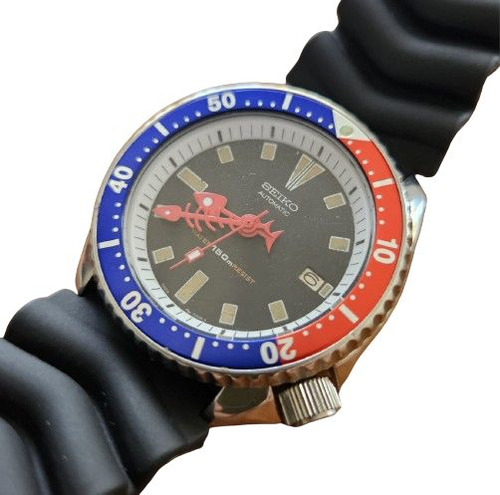 Relógio Seiko Japonês Vintage Custom Mod. Diver Fishbone