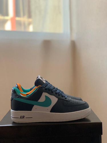 Nike Air Force 1 Low '07 Lv8 Embthunder Blue Washed Teal#5.5