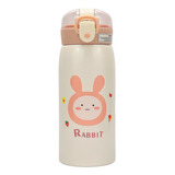 Garrafa Térmica 350ml Escolar Infantil Suco Agua Animais Cor Rabbit