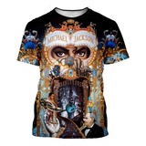 Playera De Manga Corta Con Estampado 3d De Michael Jackson