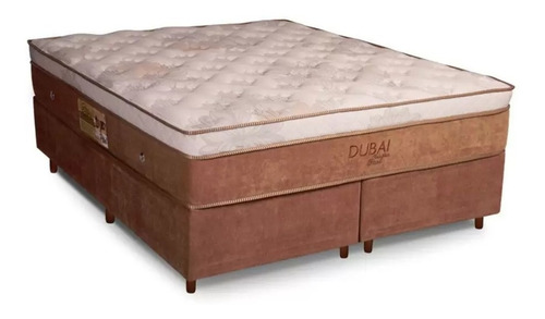 Cama Box + Colchão King Size Dubai 193x203x74cm Pitol