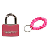 Master Lock 146d Candado Con Llave De Aluminio Cubierto, 1-9