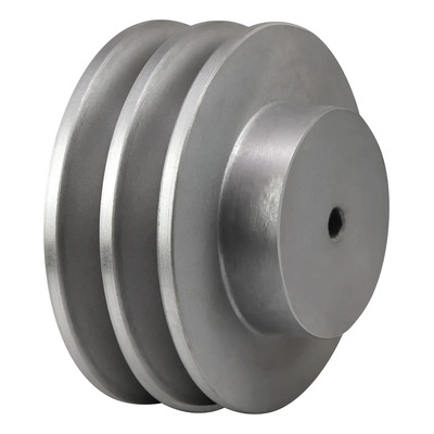 Polea De Aluminio 4x2 Rb | 4 Pulgadas | 2 Ranuras Tipo B  | Meses sin interés