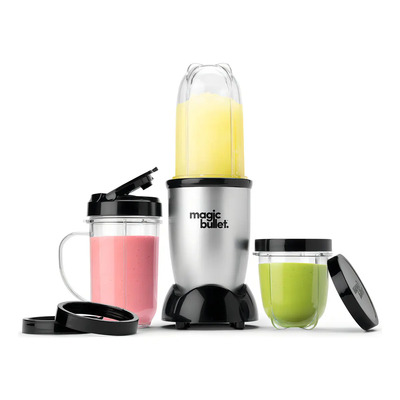 Magic Bullet Licuadora Personal De 11 Piezas Color Plateado