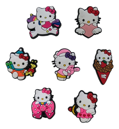 Jibbitz De Hello Kitty Para Crocs O Alternativos