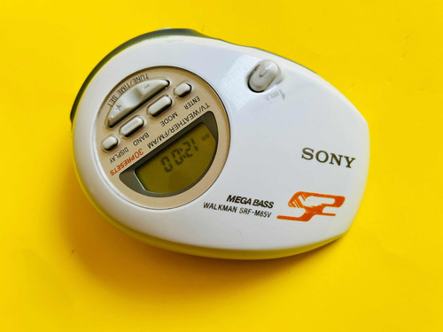 Sony Walkman Radio Fm Reloj Megabass Brazalete Temporizador