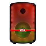 Bafle 8 PuLG Kaiser 10000 W Pmpo Micró/asa Roja, Msa-7908sc