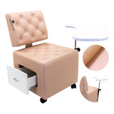 Cirandinha Cadeira Manicure Salão Com Mesa Completa