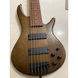 Bajo Activo Ibanez Gsr206b Wnf Walnut Flat De 6 Cuerdas  