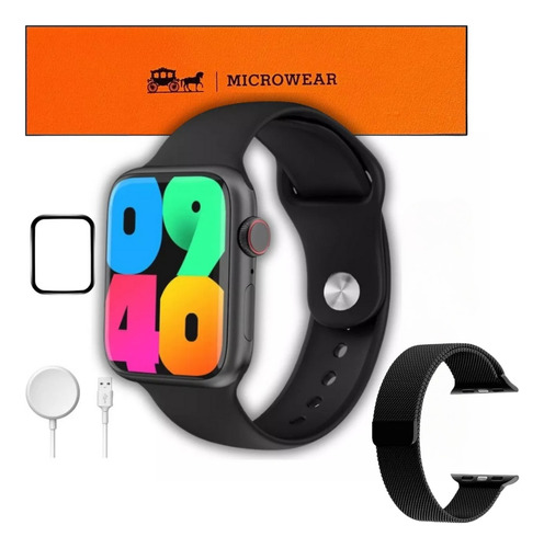 Relógio Smartwatch W59 Mini Original Serie 9 Nfc 2 Pulseiras