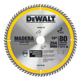 Disco Sierra Para Madera 10 PLG-80 Dientes Dwa03130 Dewalt