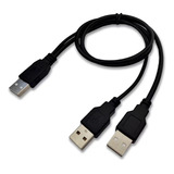  Cabo Y 1 Usb Macho X 2 Usb Macho P/ Case Hd Externo 2.0