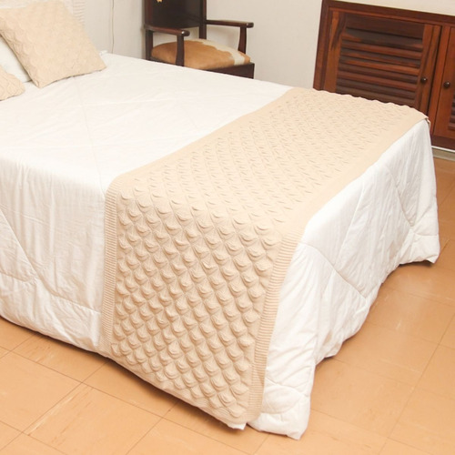 Kit Cama Queen Sofá Decoração De Tricô 3 Peças Frete Grátis 