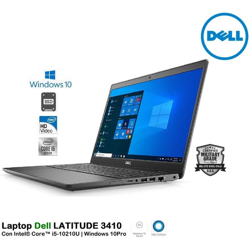 Dell Latitude 3410  Core I5-10210u 8gb 512gb+1tb 14hd W10pro