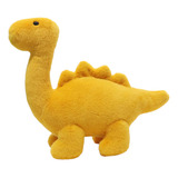 Peluche Mini Dinosaurio Cuello Largo Peludo Colores 