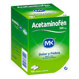 Acetaminofén Mk Tabletas 500mg