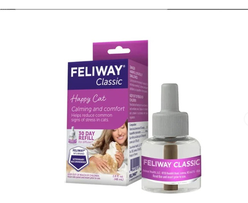 Feliway Classic Recambio Para Difusor 30 Dias 48ml