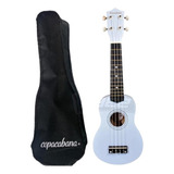 Ukulele Soprano Copacabana Cafe Con Funda Cpuk039 Color Celeste