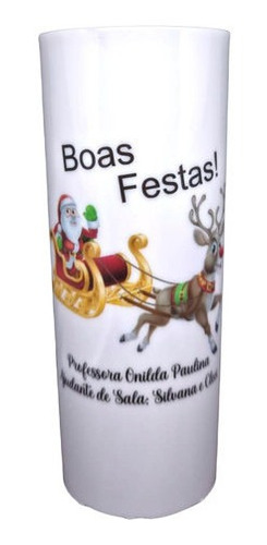 Kit 175 Copos Long Drink Personalizado Natal