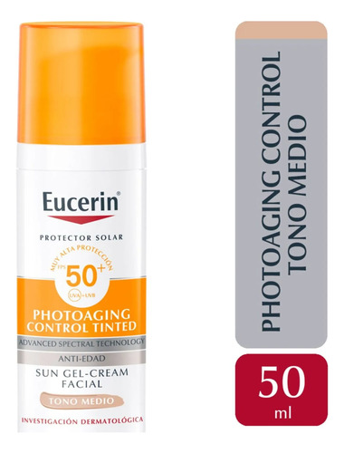 Eucerin Sun Face Photoaging Control Tono Medio Fps50+