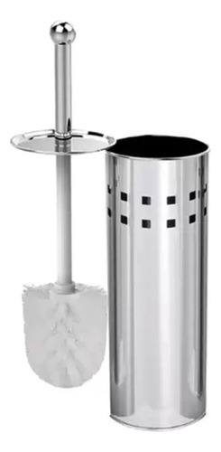 Escova De Limpar Vaso Privada Banheiro Limpo Cheiroso  Inox