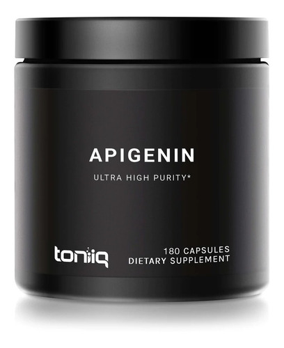 Toniiq  Apigenin  98% Ultra High Purity  100mg  180 Capsules