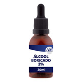 Kit Com 2 Álcool Boricado 2% - 30ml