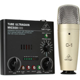 Kit De Grabación Behringer Voice Studio Mic500usb + C-1