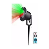 Espeto Show Laser Jardim/natal Ip65 Vermelho/verde Controle