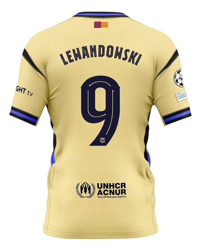 Jersey Playera Lewandowski #9 Tercera V.jugador 25-26 | Envío gratis