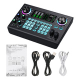 Tarjeta De Sonido Usb Bt Mixer Sound Para Dispositivo Digita