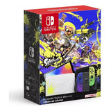 Nintendo Switch Oled 64gb Splatoon 3 Edition  Color Degradad