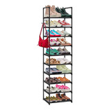 Zapatera 10 Niveles Rack Multifuncional Organizador  Bolsas