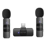 Microfone Boya By-v20 Lapela Sem Fio Wireless Conexão Usb-c
