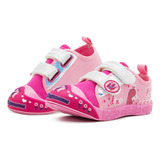 Tenis Bubble Gummers Niña Con Puntera Ligeros Rosa 12-17