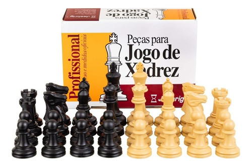 Jogo De Xadrez Jaehrig Profissional 32 Peças Com Peso Bg Pt