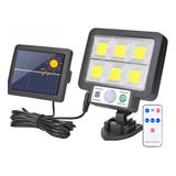 Luminária Refletor Solar 200w Parede Poste Sensor Presença 