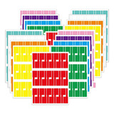 600 Etiquetas Coloridas For Cables, Etiquetas For Cables