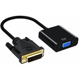 Conversor Adaptador Dvi-d 24+1 Macho P/ Vga 15pin Femea