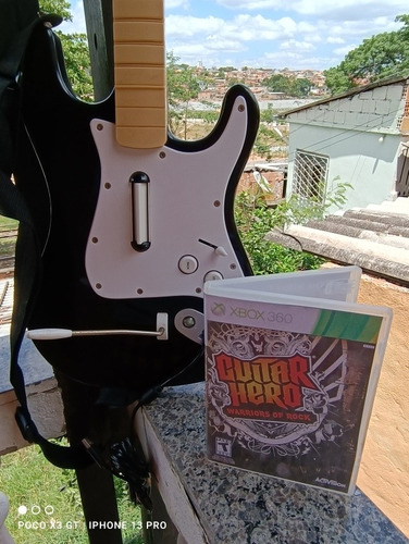 Guitarra Xbox 360 Com Fio Jogo Xbox Destravado 3.0 Rgh Ltu