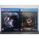 Ps4 Resident Evil Revelations 1 & 2 - 2 Jogos - Mídia Física