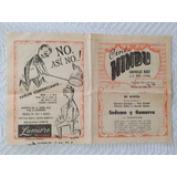 Programa Antiguo Cine Hindú - Año 1963 Julio 