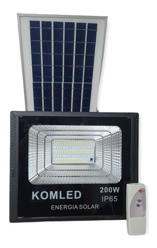 Reflector Led Rgb 200w Solar Automatico Mulicolor