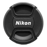 Tapa + Cuerda Frontal Para Objetivos Camaras Nikon Ø 55mm