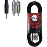 Cable Miniplug A 2 Rca Stereo 8 Mts Grueso P/ Consola Pc