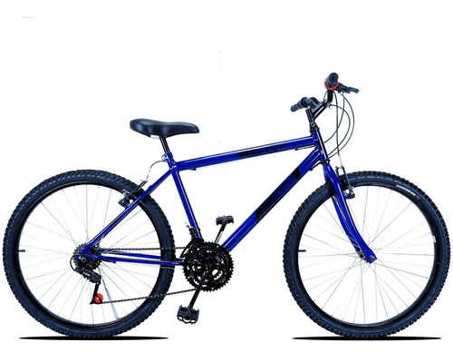 Bicicleta Aro 26 Masculina Forss Spike 18 Marchas Azul
