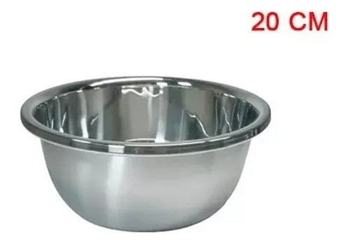 Bowl Acero Inoxidable 20 Cm Ensaladera Mezclador