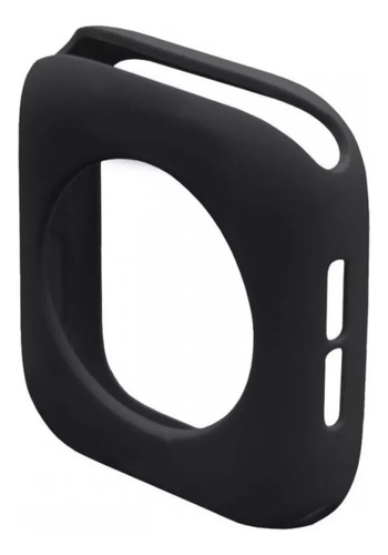 Protector Silicona Negra Para Apple Watch 40/41/44/45/49 Mm